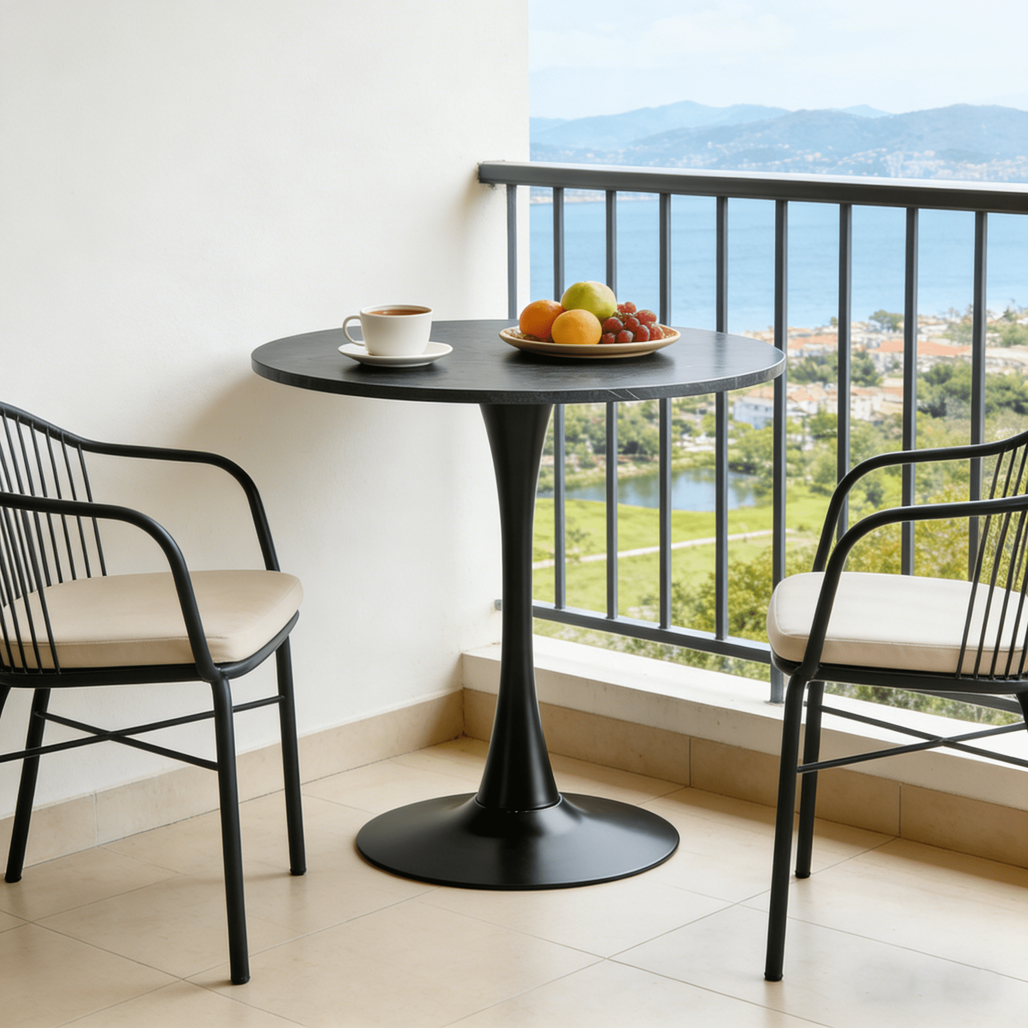 StnTalk 31.5" Round Dining Table, Modern Tulip Kitchen Table for 2-4 ...
