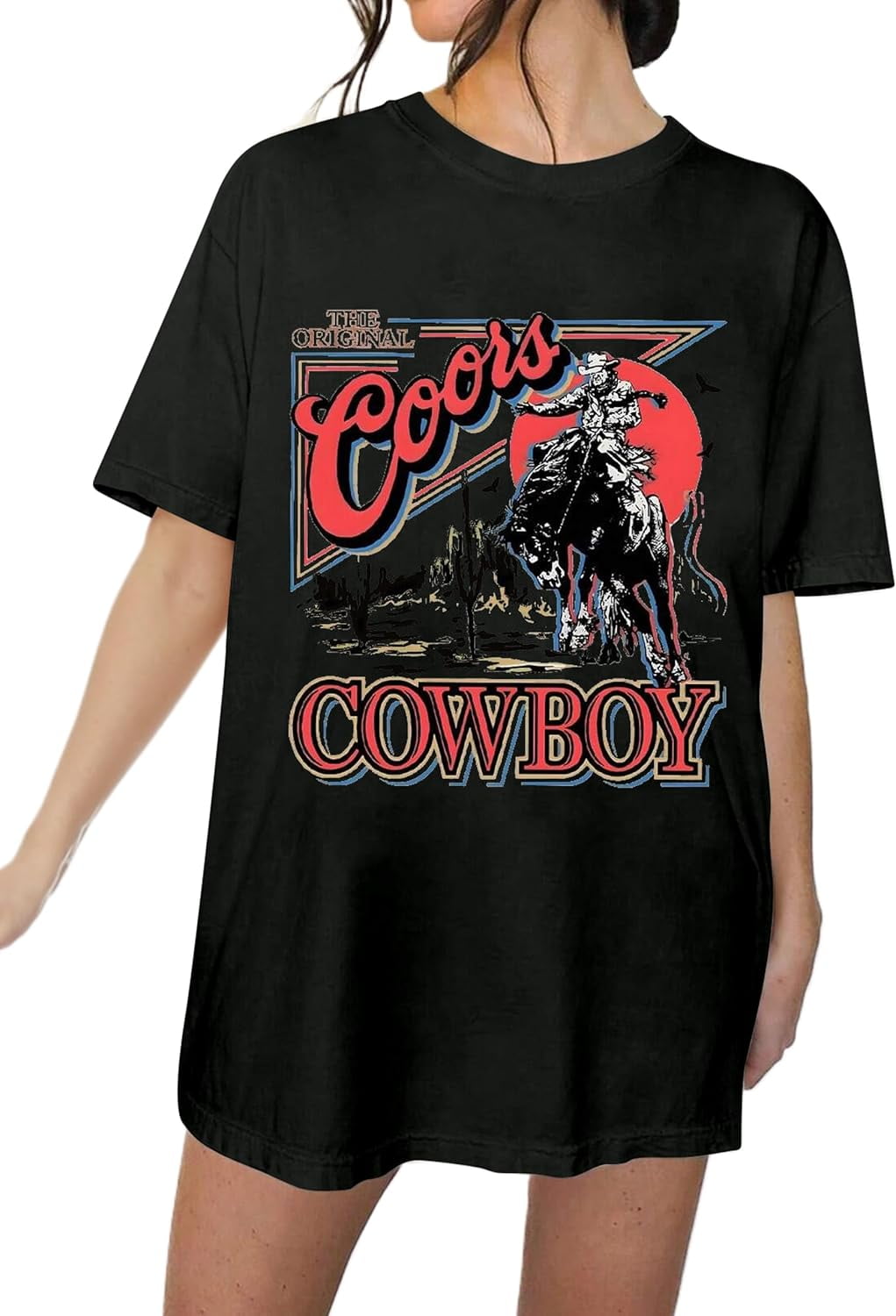 Cowboy Oversized Graphic Tee main image 1