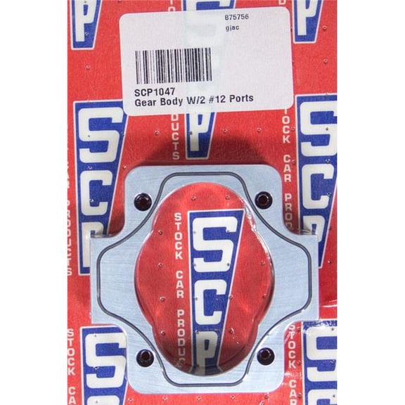 Stock Car Prod-Oil Pumps  Dry Sump Pump Replacement Gear Body with -12 in & Out Ports - 1.450 in.