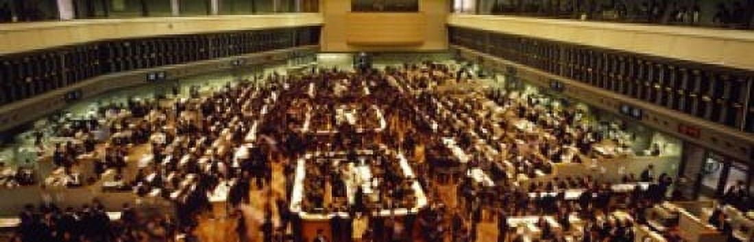 Stock Exchange Tokyo Japan Canvas Art - Panoramic Images (18 x 6)
