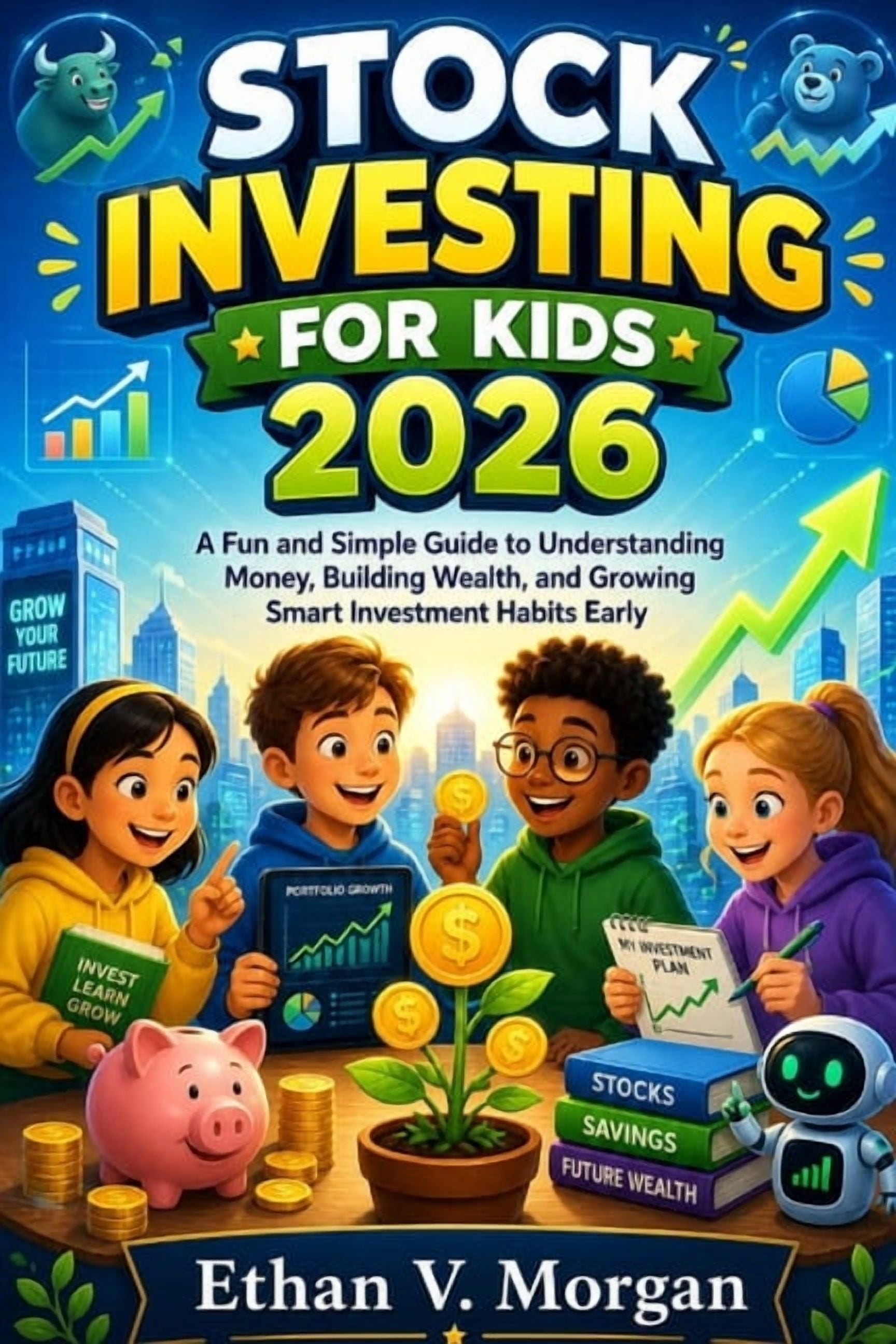 Stock Investing for Kids 2026: A Fun and Simple Guide to Understanding Money, Building Wealth, and Growing Smart Investm, (Paperback)