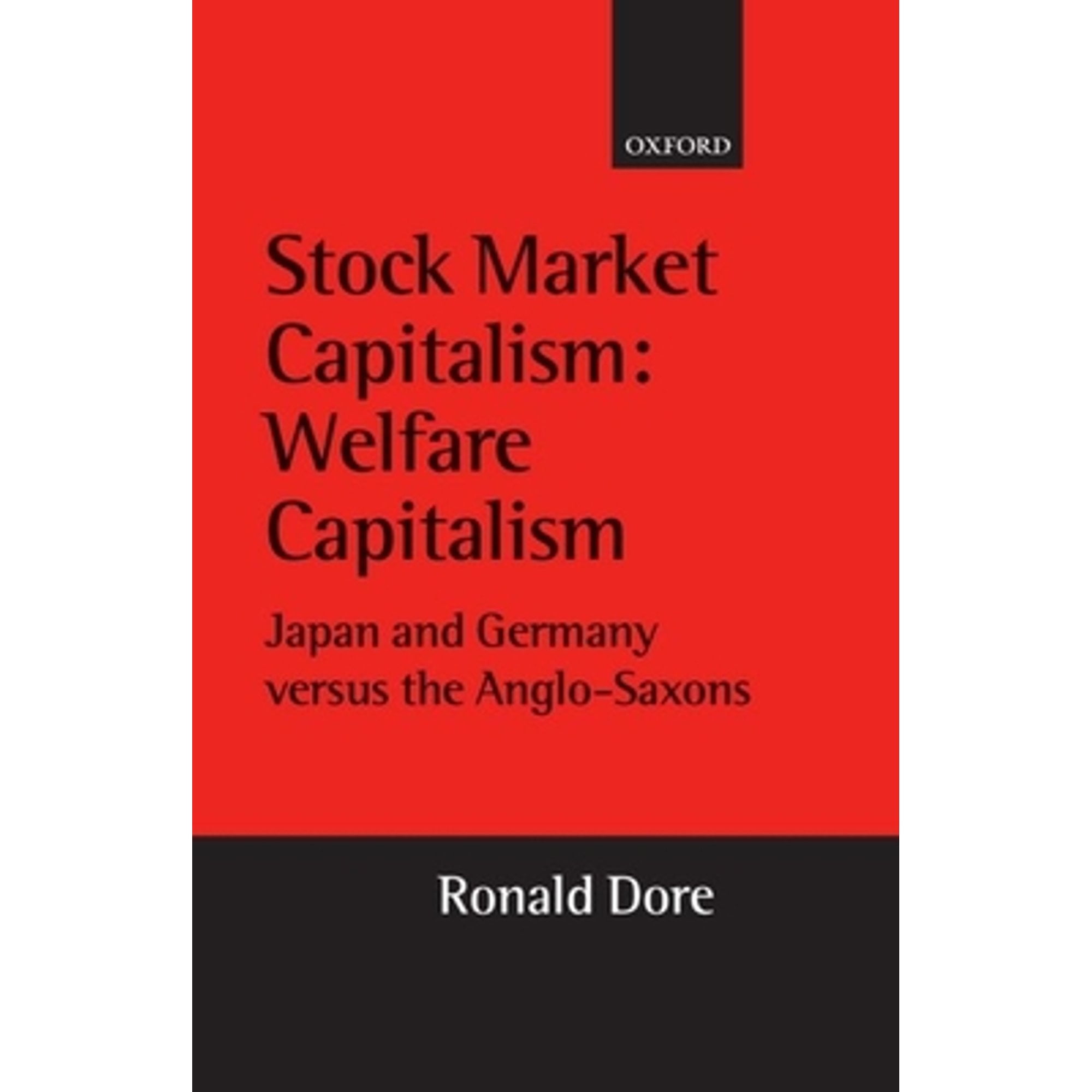 Pre-Owned Stock Market Capitalism: Welfare Capitalism: Japan and ...