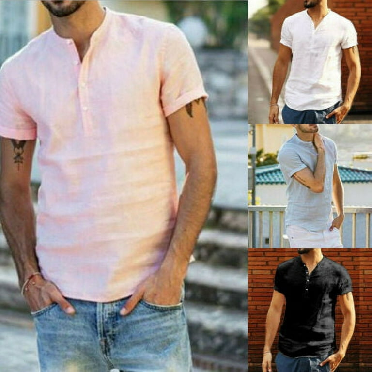 Stock Men's T Shirt Short Sleeve Tee Top Fashion Men Shirts Casual Tops  M-3XL 