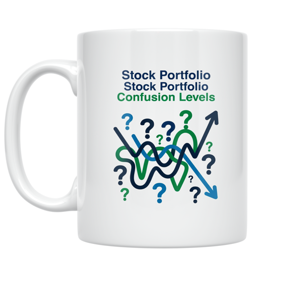 Stock Portfolio Confusion Levels - Investing Enthusiast - 11 oz Ceramic Coffee Mug