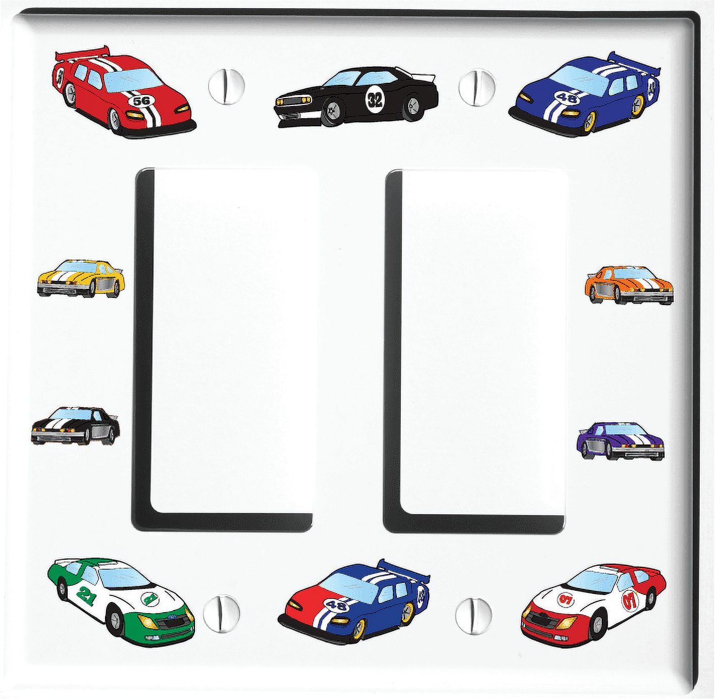 Stock Race Car Light Switch Plate Covers and Outlet Covers / Race Car