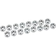 thumbnail image 1 of Speedway Motors Stock SBC Rocker Arm Nuts Complete Set of 16 for 3/8-24 NF Studs, Durable Steel with a Zinc Plated Finish, Stock Style Replacement Hardware, 1 of 5