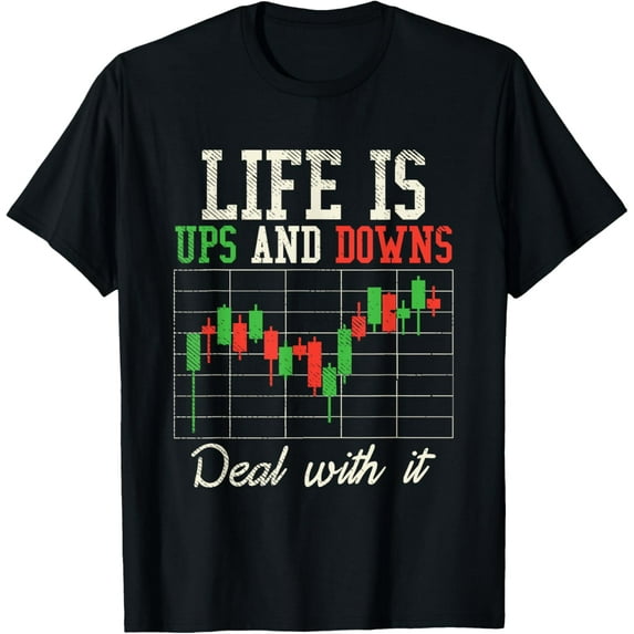 Stock Trader Day-Trading Forex Saying Design for men women T-Shirt