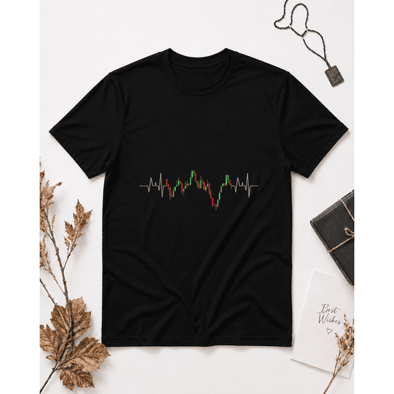 Stock Trading Candlestick Chart Technical Analysis Market Trader Unisex T-Shirt, S-5XL