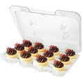 thumbnail image 1 of Stock Your Home 12-Compartment Disposable Containers (40 Count) - Plastic Mini Cupcake Containers, 1 of 14