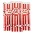 thumbnail image 1 of Stock Your Home 2 oz Paper Popcorn Bags Bulk (100 Pack) Large Red & White Pop-Corn Bag Disposable, 1 of 7