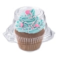thumbnail image 1 of Stock Your Home Individual Cupcake Containers, 25 Pack, Cupcake Holder with Lid, Plastic Single Cupcake Container, Muffin Container, Stackable, BPA Free, 1 of 7