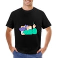 thumbnail image 1 of Stock-market Men’s T-Shirt 100% Cotton Casual Short Sleeve Tops Gift Tee Black 5XL, 1 of 2