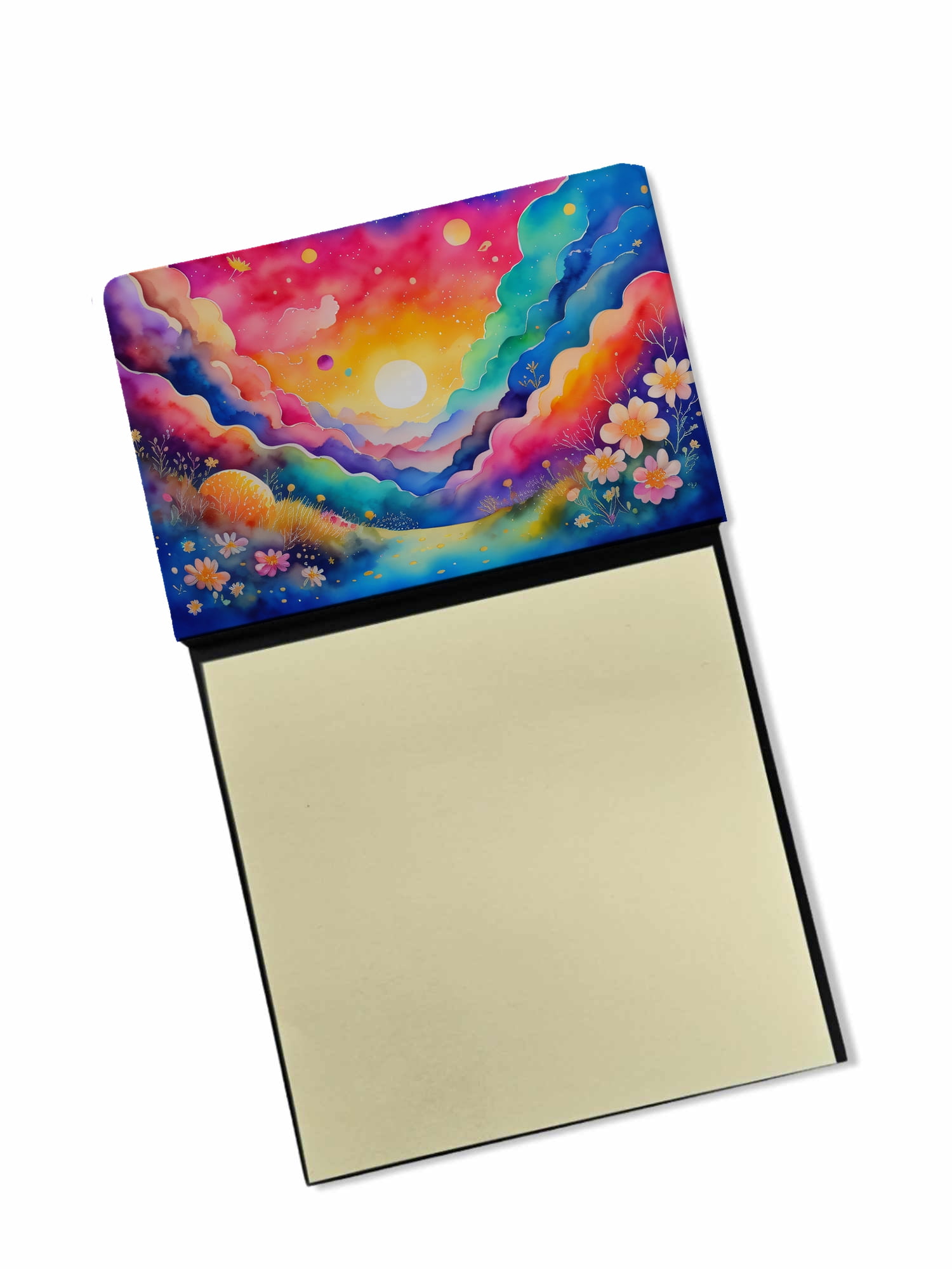 Stock, or Gillyflower in Color Sticky Note Holder 3.25 in x 5.25 in
