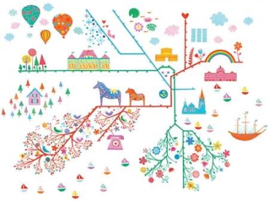 Stockholm Canvas Art - Alys Paterson (18 x 24)