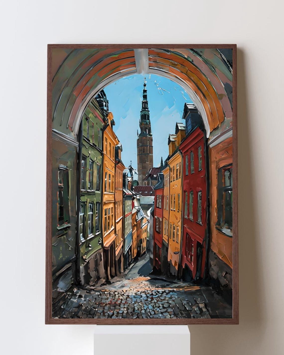 Photo inspiration: Stockholm Gamla Stan Narrow Street Colorful Old Town Sweden Photo Inspiration