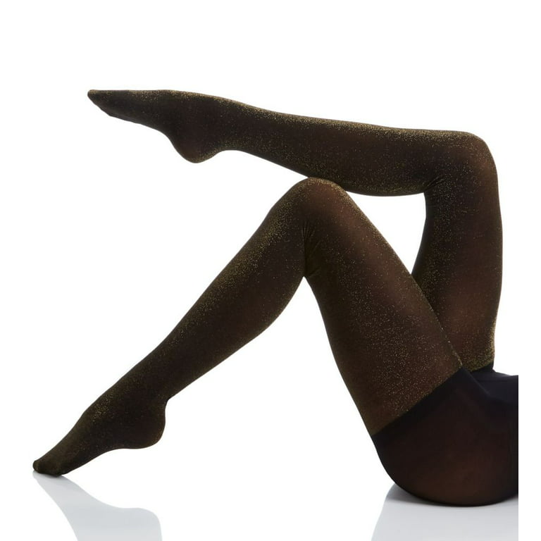 Stockholm Glitter Tights - Beautiful Glam Legwear for Women by Small/Medium  / Black/Gold MO 357