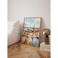 thumbnail image 1 of Stockholm Scandinavian City Wall Art Gamla Stan Sweden Travel Decor, Stretched Canvas, 1 of 4