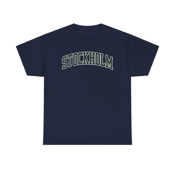 Stockholm Shirt Gifts Tshirt Crew Neck Short Sleeve