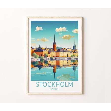 Stockholm Sweden Nordic City Home Decor