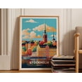 thumbnail image 1 of Stockholm Sweden Wall Art Print, Unframed Paper Poster 11x14in, 1 of 4