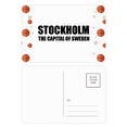 thumbnail image 1 of Stockholm The Capital Of Sweden Basketball Postcard Set Thanks Card Mailing Side 20pcs, 1 of 3