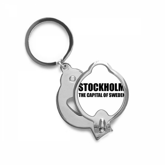 Stockholm The Capital Of Sweden Finger Nail Clippers Scissor Stainless Steel Cutter