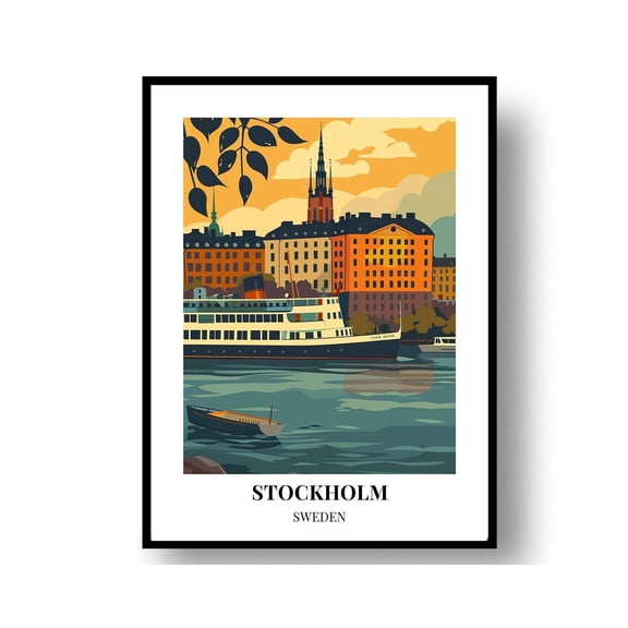 Stockholm Travel Art (S)