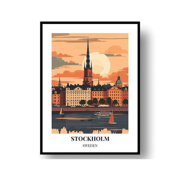 Stockholm Travel Print