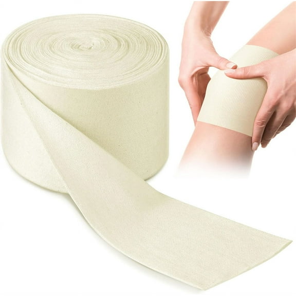 Stockinette Tubular Bandage,Cotton Stockinette Tubular Bandage,High Elastic Gypsum Cotton Cover,Compression Socking Covers,for Arm Leg Knee PreWrap (32.8ft)