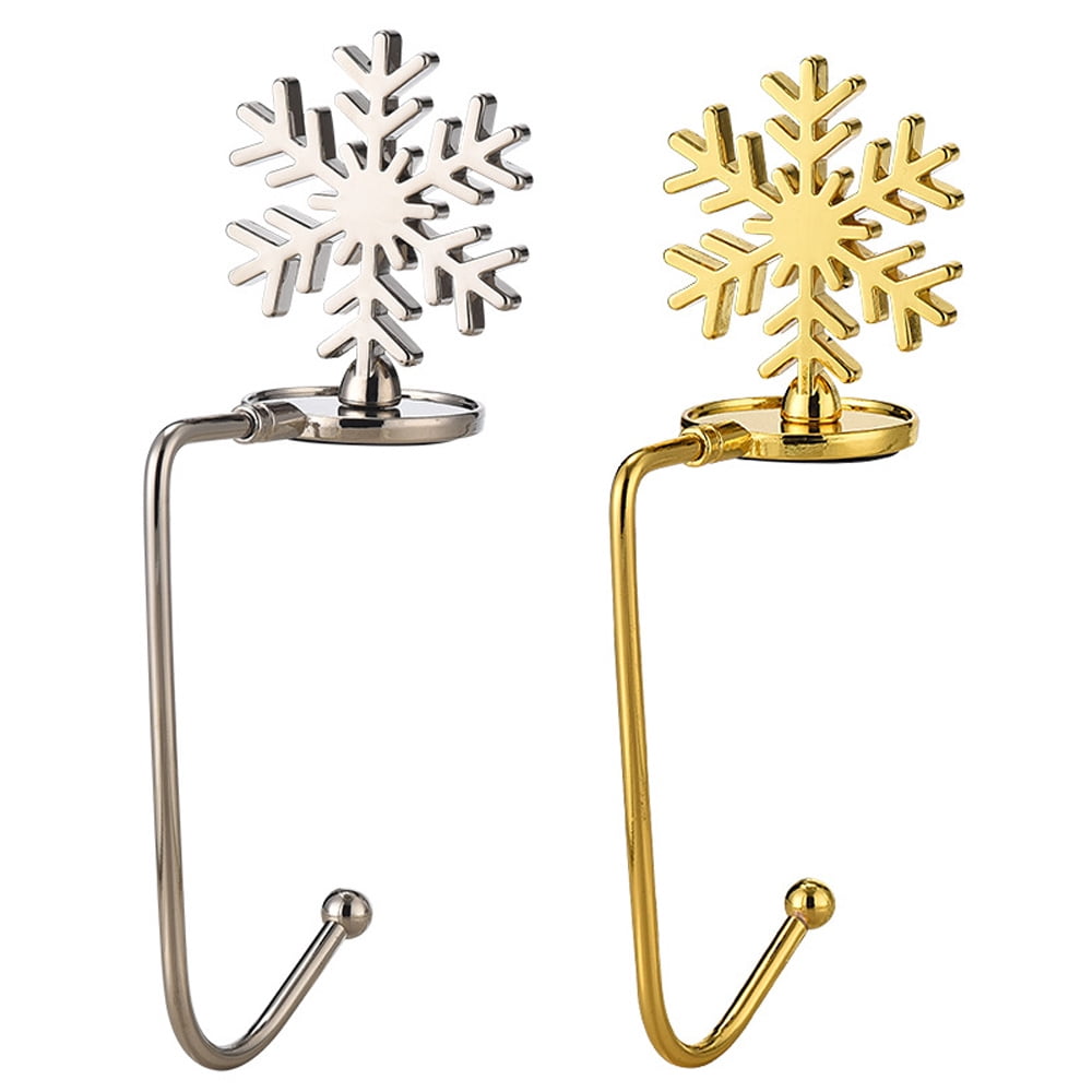 Stocking Holder Metal Deer Christmas Stocking Holder for Fireplace