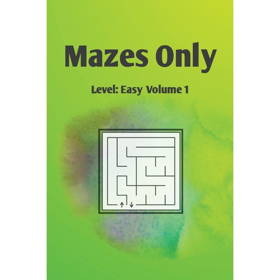 Stocking Stuffer Activity Books: Mazes Only: Level: Easy Volume 1 (Paperback)