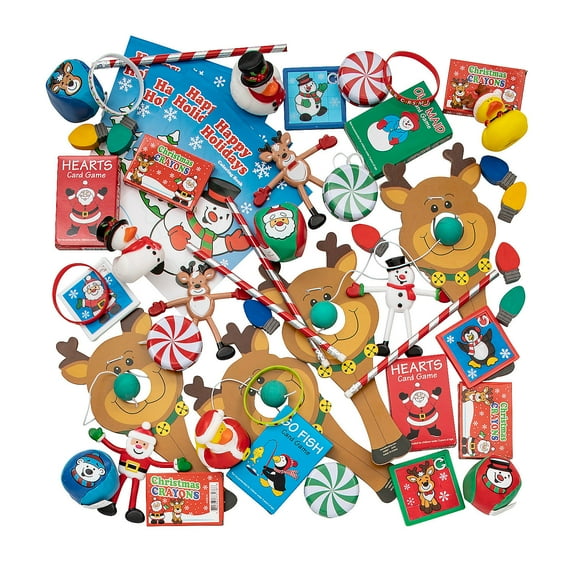 Stocking Stuffer Assortment - Toys - 52 Pieces