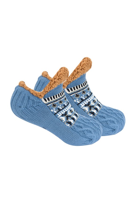 Stocking Stuffers for Adults Men Women: Fuzzy Slipper Socks with Grips Winter Thick Warm Cabin Thermal Socks Comfy Non Slip Cozy Holiday Christmas Gifts for Men Women Husband Wife Dad Mom