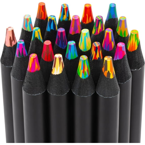 Stocking Stuffers, Art Supplies, 12 Rainbow Colored Pencils, Teen Girl Gifts Trendy Stuff, Art Supplies for Kids 9-12, Gifts for 5-12 Year Old Girl, Arts and Crafts for Kids Ages 8-12