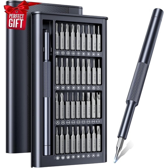 Stocking Stuffers for Men Adults Him, 37in1 Small Precision Screwdriver Set, Christmas Gifts, Professional Magnetic Mini Repair Tool Kit for Computer, Watch, Laptop, Tiny Electronic