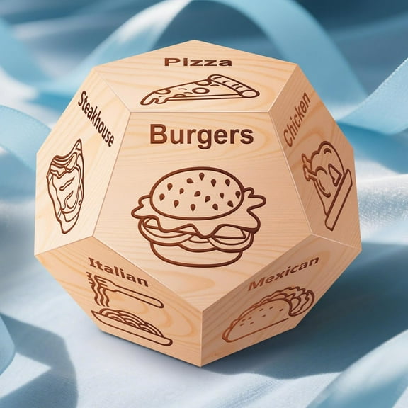 Stocking Stuffers for Men Women, Christmas White Elephant Gifts for Adults Exchange, Winzwon Date Night Food Decision Dice, Anniversary Birthday Couples Valentines Day Gifts for Him Her Boyfriend