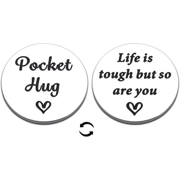Stocking Stuffers for Teen, Breast Cancer Gifts for Woman, Sweet Birthday Gift, Inspirational Pocket Hug Token, White Elephant Gifts, Encouragement Mental Health Gift