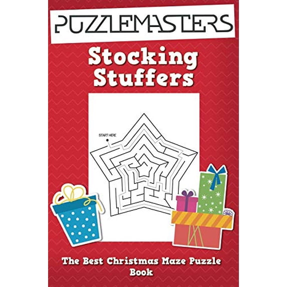 Pre-Owned Stocking Stuffers The Best Christmas Maze Puzzle Book: A Collection of 25 Christmas Themed Maze Puzzles; Great for Kids Ages 4 and up! Paperback