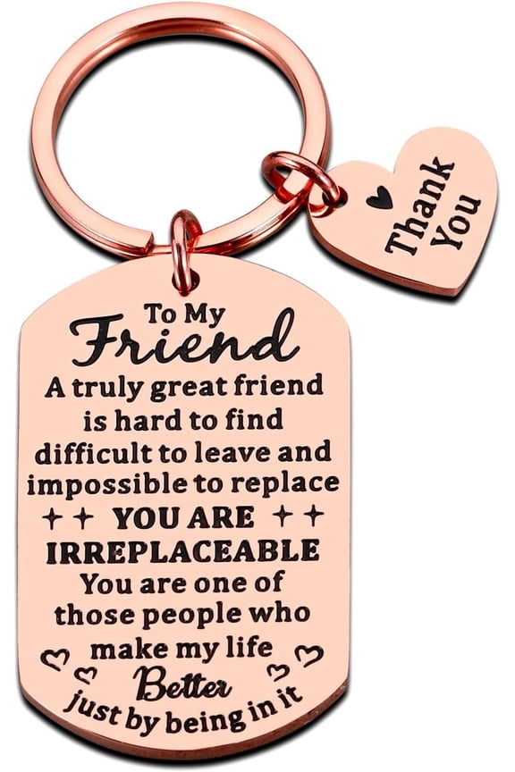 Stocking Stuffers for Women -White Elephant Gift for Friends Christmas Party Gift for Bestie Keychain Gift for Female Friend Birthdays Gift for Her Thank You Gifts for Girls Friendship Gift for Adult