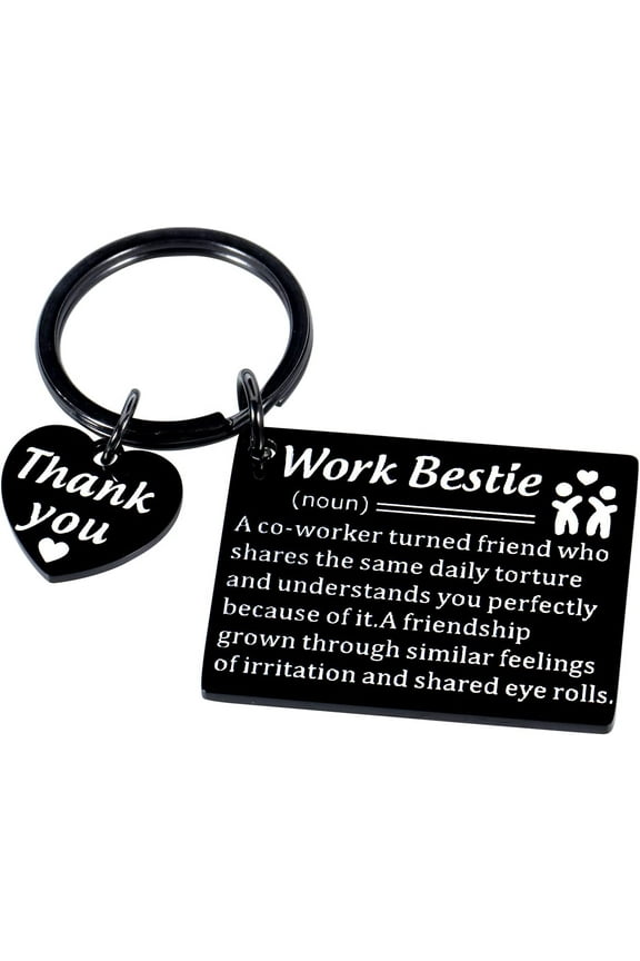 Stocking Stuffers for Work Bestie -The Office Keychains for Employer White Elephant Gift for Friend Thank You Gifts for Colleague Santa Swap Gift for Coworker Appreciation Gift Birthday Gift