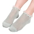 thumbnail image 1 of Stocking Stuffers for Women Fashion Thin Elastic Net Transparent Mesh Stockings Ankle Socks Slouch Sock With Pearls Multicolor Stockings, 1 of 4