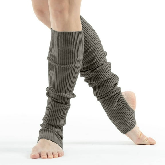 Stocking for Women Leg Warmers Dance Yoga Open Toe Heel Socks 80s Ribbed Party Knit Footwear Accessory for Comfort