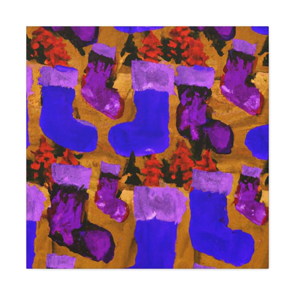 "Stocking the Fields Abloom" - Canvas