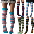 thumbnail image 1 of Stockings Cotton Ladies High Women Warm Socks Girls Warm Thigh Over Knee Long Christmas Knit Socks, 1 of 9
