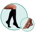 thumbnail image 1 of Stockings Soft, model: 2002, Thigh, Regular, color: White, Open Toe, Silicone Border, size: II, 1 of 1
