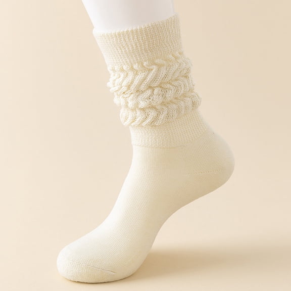 Stockings Stockings Versatile Autumn Winter Knee High Tights Knit Thick Thread Calf Socks for Daily Home Leisure