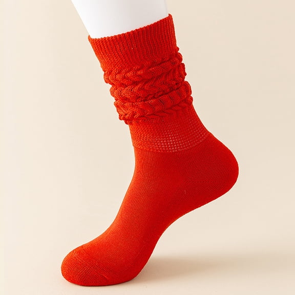 Stockings Stockings Versatile Autumn Winter Knee High Tights Knit Thick Thread Calf Socks for Daily Home Leisure