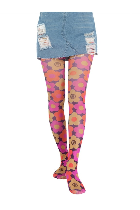 Stockings Womens Mesh Patterned Fishnet Leggings Tights Net Pantyhose Heart Print High Stocking