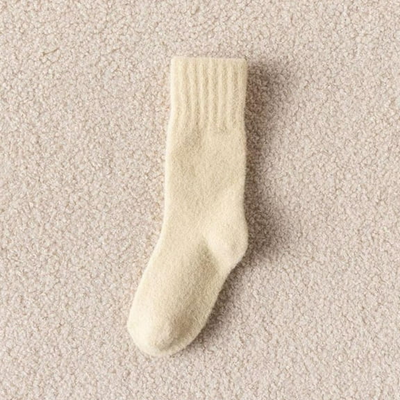 Stockings for Kids Fashion Patterned and Solid Color Thickened Warm Comfort for Autumn Winter Indoor Outdoor Use Ideal for Everyday Play