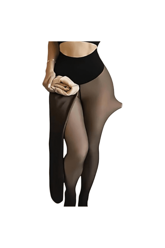 Stockings for Women Soft Thermal Compression Socks Tummy Control Cozy Cold Weather Womens Leggings Khaki